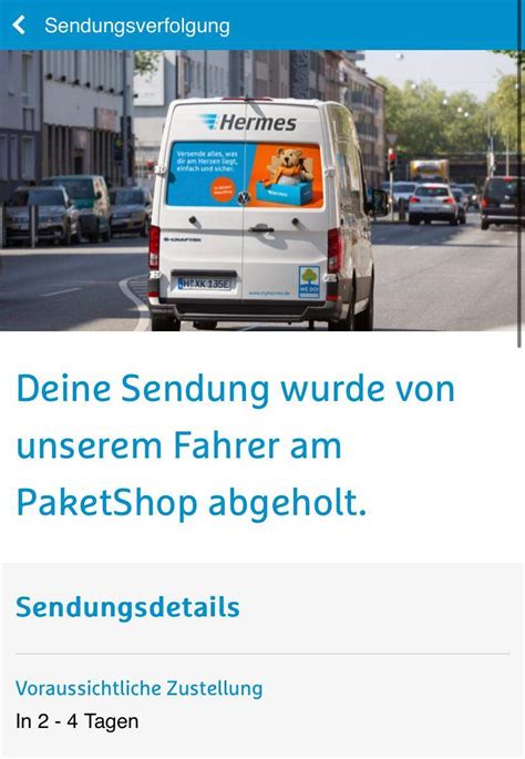 hermes versand abholung von zuhause|hermes sendung abgeholt.